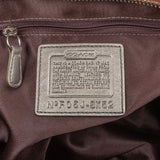 Coach Monogram Signature Gallery Suede Stripe Tote Shoulder Bag