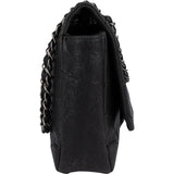 Chanel Stitching Caviar Leather Single Flap Crossbody Bag
