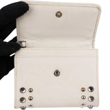 Prada Saffiano Leather Studded Crystal Wallet