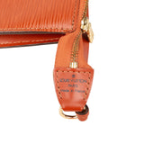 Louis Vuitton Cognac Epi Leather Pochette Accessoires Handbag