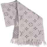 [🔄️B06 / F37] Louis Vuitton Wool Monogram Teddy Reykjavik Schal Scarf - vintageandkickz