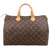 Louis Vuitton Monogram Canvas Speedy 35 Handbag