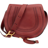 Chloé Grained Calfskin Marcie Saddle Crossbody Bag
