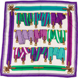 Hermès Les Sangles Silk Carre 90 Scarf Tuch