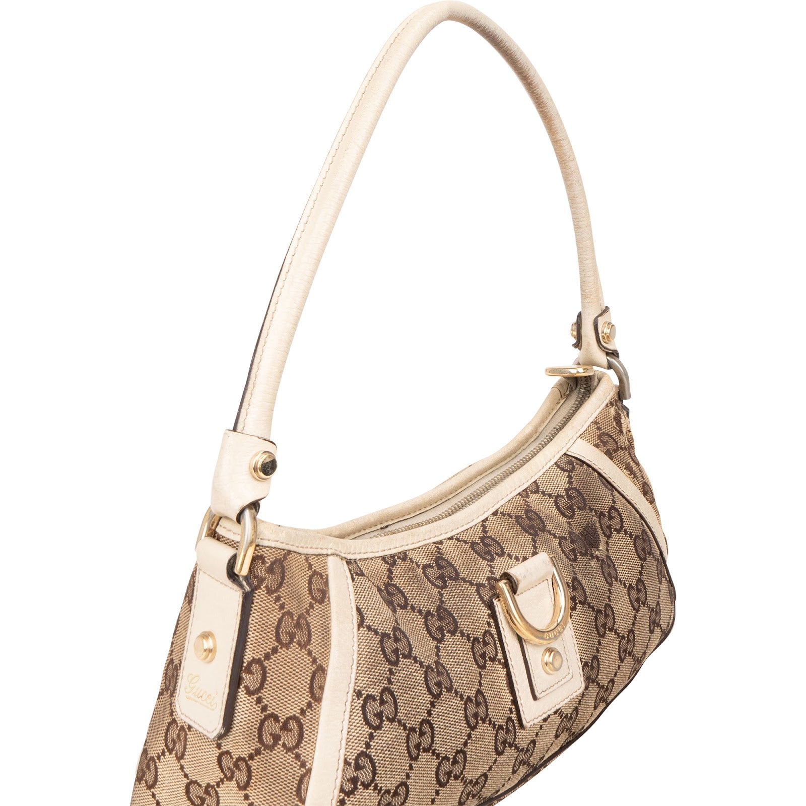 [🔄️B09 / F11] Gucci Monogram GG Canvas Abbey Shoulder Handbag - vintageandkickz