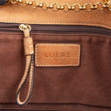Loewe Leather Crowns Tote Chain Crossbody Bag
