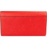 Louis Vuitton Red Epi Leather Twist Wallet