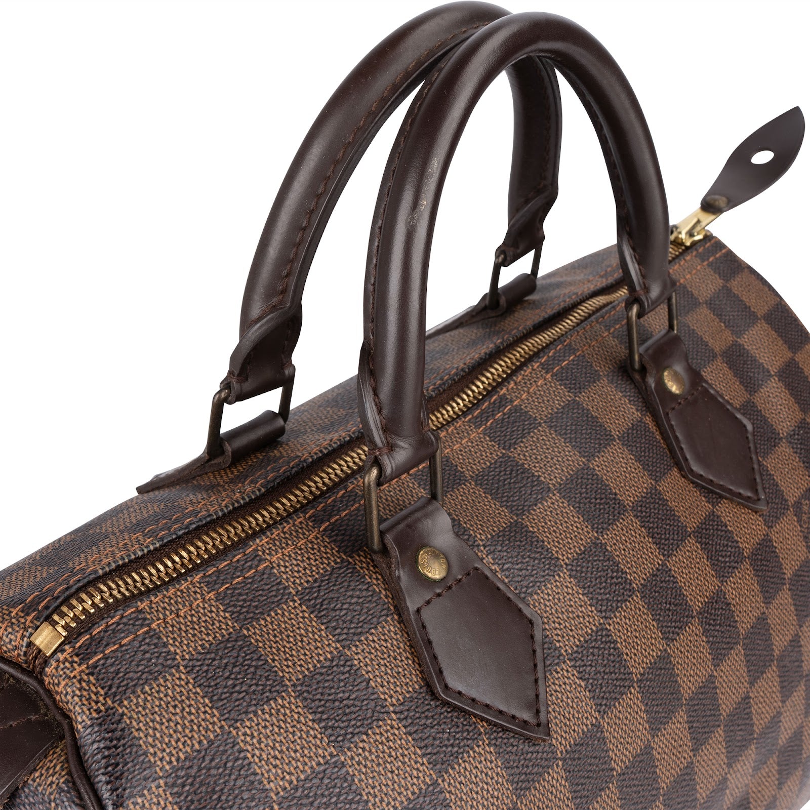 Louis Vuitton Monogram Damier Ebene Speedy 30 Handbag - vintageandkickz