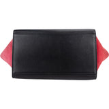Celine Tricolor Suede Leather Trapeze Handbag