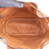 Celine Monogram Macadam Canvas Drawstring Bucket Shoulder Bag