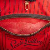 Louis Vuitton Monogram Damier Ebene Neverfull MM Shoulder Bag