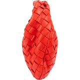 Bottega Red Veneta Intrecciato Leather Mini Jodie Handbag