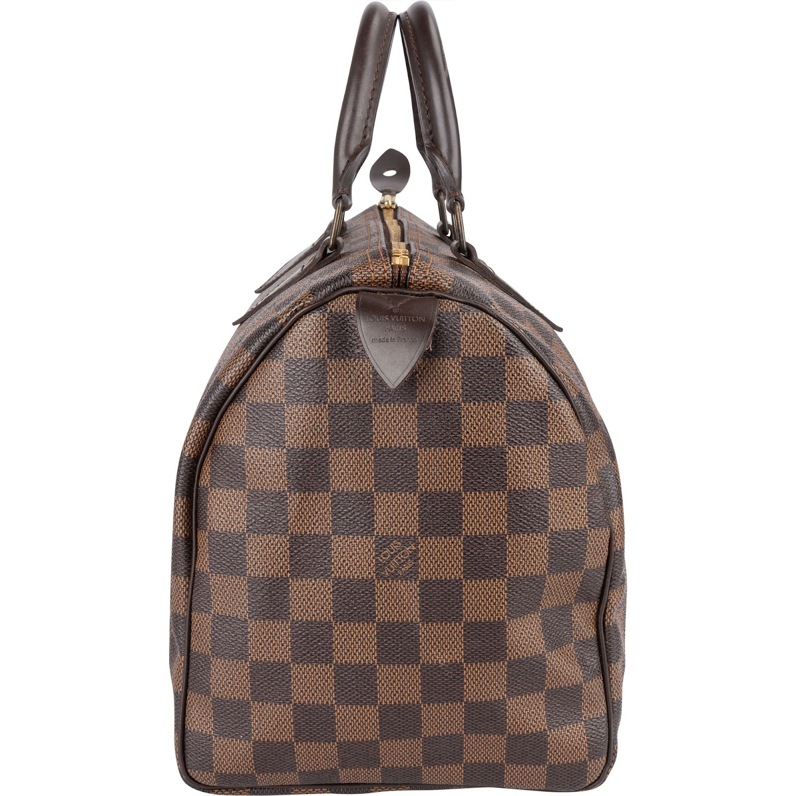 Louis Vuitton Monogram Damier Ebene Speedy 30 Handbag - vintageandkickz