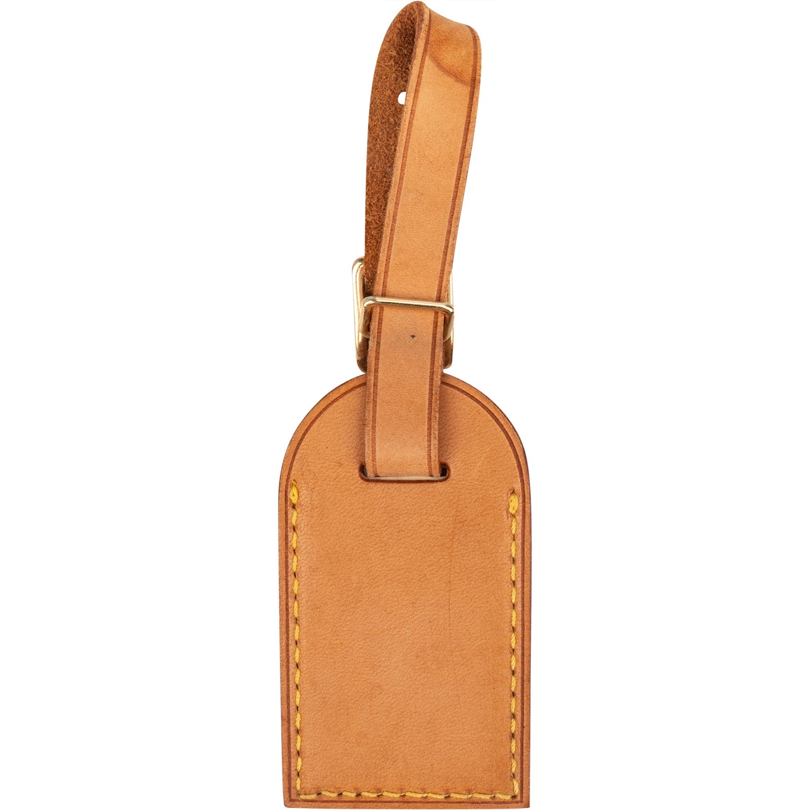 [🔄️B10 / F82] Louis Vuitton Vachetta Leather Luggage Tag - vintageandkickz
