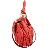 Miu Miu Matelassé Leather Coffer Handbag
