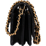 Chanel Quilted Lambskin Rectangular Wallet On Chain Crossbody Bag