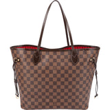Louis Vuitton Monogram Damier Ebene Canvas Neverfull MM Shoulder Bag