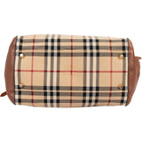 Burberry Nova-Check Monogram Haymarket Hobo Shoulder Bag