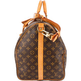 Louis Vuitton Monogram Canvas Keepall 55 Bandoulière Travel Bag