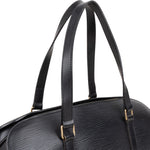 Louis Vuitton Noir Epi Leather Soufflot Handbag - vintageandkickz