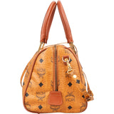 MCM Monogram Visetos Boston Handbag
