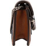 Gucci Monogram Denim GG Dionysus Super Mini Crossbody Bag