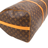 Louis Vuitton Monogram Canvas Keepall 55 Bandoulière Travel Bag