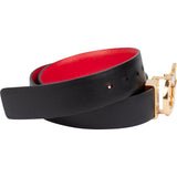 Salvatore Ferragamo Bicolor Reversible Leather Gancini Belt