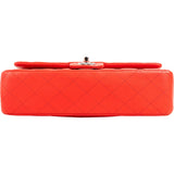 Chanel Quilted Lambskin Palladium Medium Double Flap Shoulder Bag