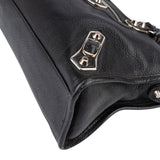 Balenciaga Black Leather Mini City Handbag