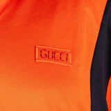 Gucci Orange Tiger Embellished Bomber Track Jacket (XL)