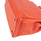Hermès Taurillon Clemence Leather Kelly 35 Handbag