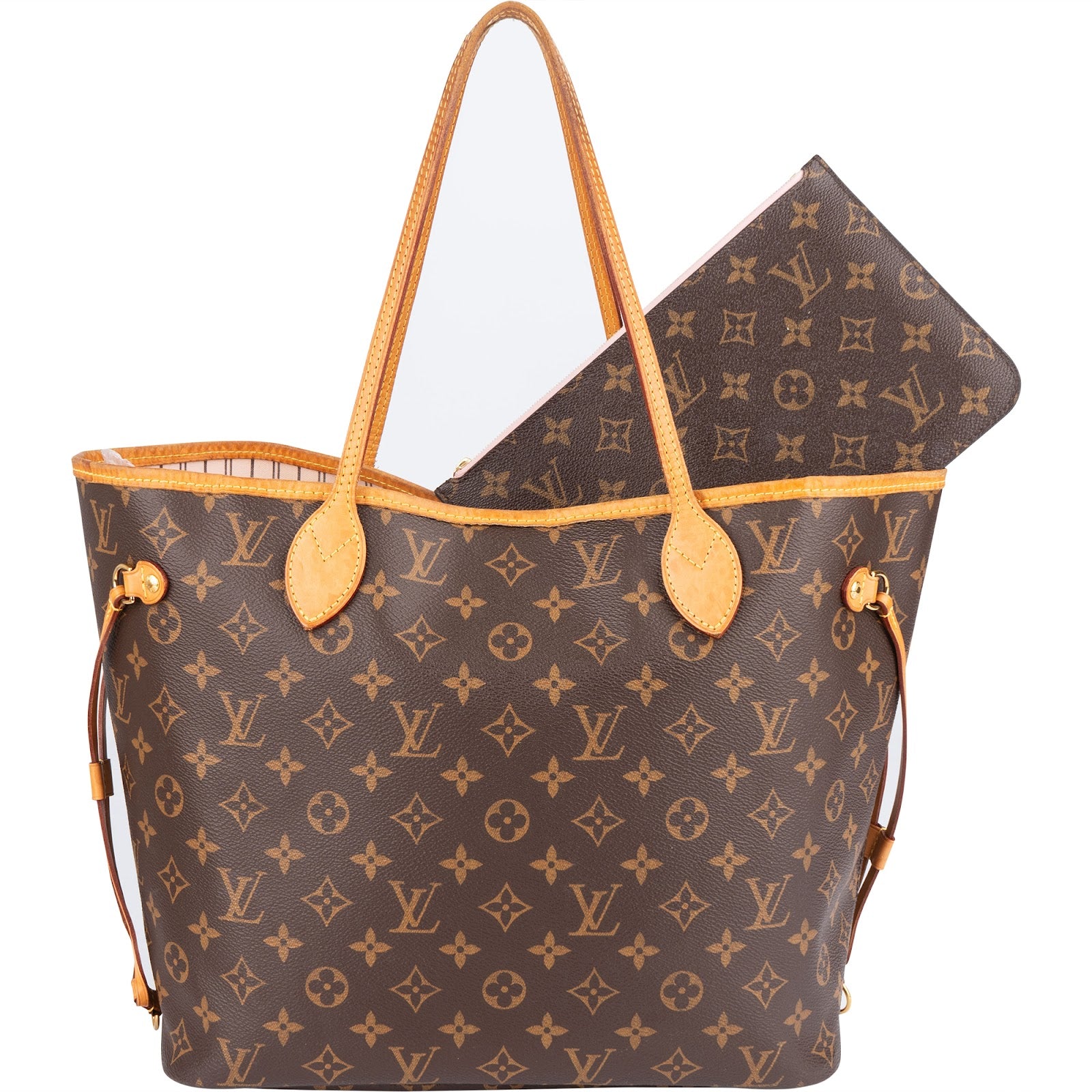 Louis Vuitton Monogram Canvas Neverfull MM Shoulder Bag - vintageandkickz