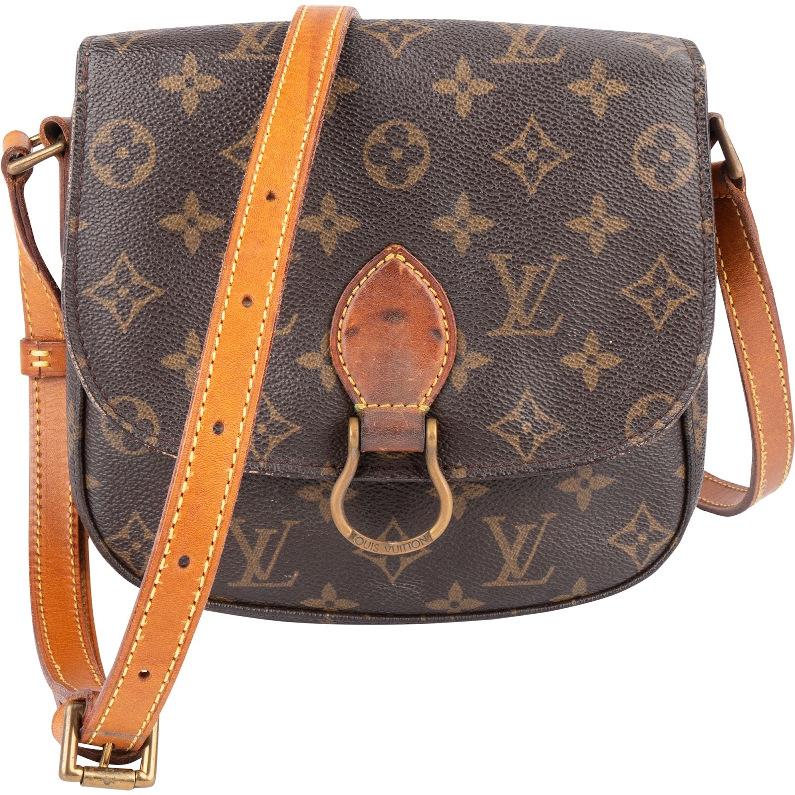 Louis Vuitton Monogram Canvas Saint Cloud PM Crossbody Bag - vintageandkickz