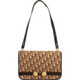 Christian Dior Trotter Monogram Vintage Flap Shoulder Bag