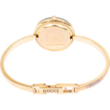 Gucci Gold Tone Bezel Bangle 1100L Women Watch