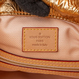 Louis Vuitton Crinkled Gold Metallic Empreinte Leather Monogram Limelight Clutch