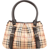 Burberry Nova-Check Monogram Brooke Satchel Handbag