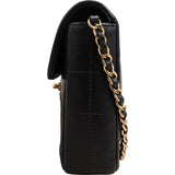 Chanel Quilted Lambskin 24K Gold Chocolate Bar Single Flap Shoulder Bag
