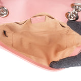 Gucci Pink Matelassé Leather GG Marmont Small Crossbody Bag