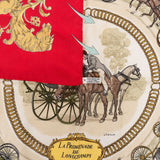 Hermès La Promenade de Longchamps Silk Carre 90 Scarf Tuch
