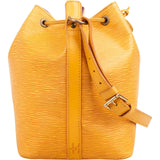 Louis Vuitton Yellow Epi Leather Sac Noé Petit Shoulder Bag
