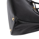 Prada Black Saffiano Leather Galleria Handbag