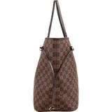 Louis Vuitton Monogram Damier Ebene Neverfull GM Shoulder Bag