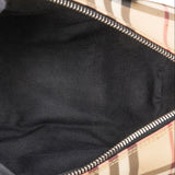 Burberry Nova-Check Monogram Barrel Handbag