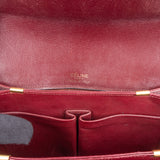 Celine Boxcalf Leather Horse Carriage Triomphe Shoulder Bag
