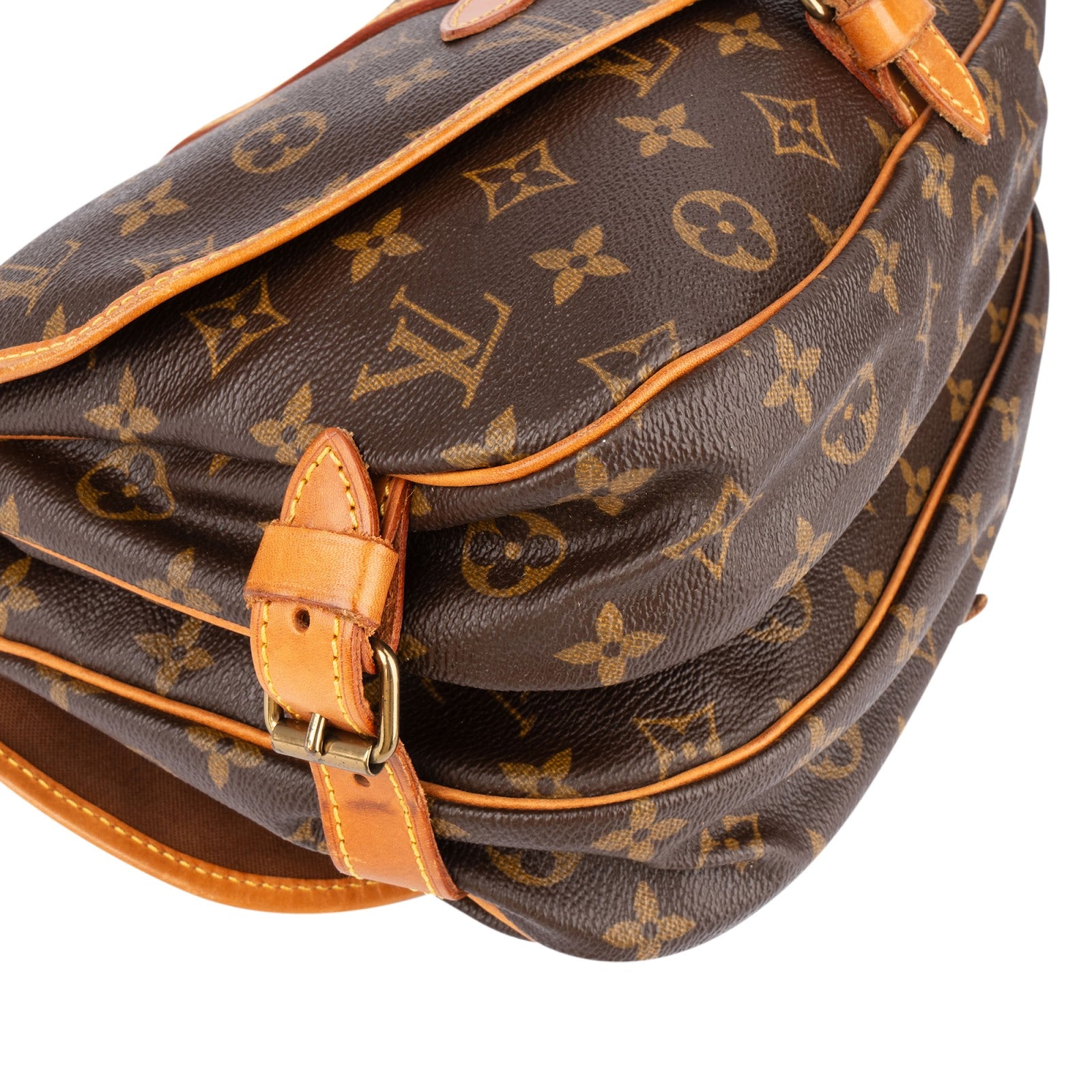 Louis Vuitton Monogram Canvas Samaur 30 Crossbody Bag - vintageandkickz