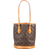 Louis Vuitton Monogram Canvas Bucket PM Shoulder Bag