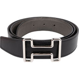 Hermès Reversible Leather H Belt (100) - vintageandkickz