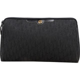 Christian Dior Satin Trotter Monogram Pouch - vintageandkickz